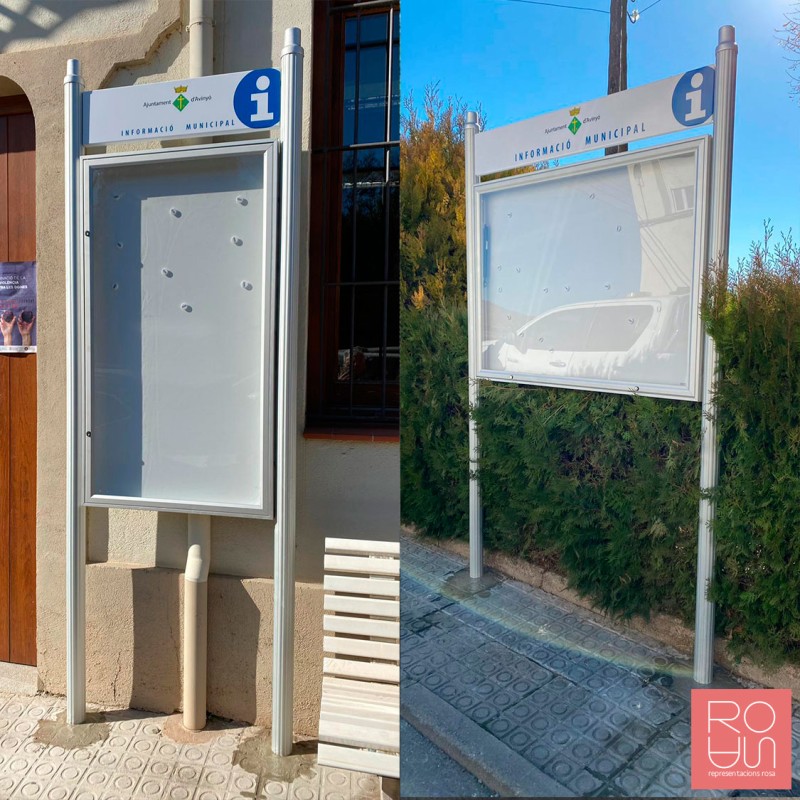 Vitrina d'informació municipal